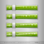 Modern business tabs infographics template for web design or N4