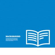 Book sign icon Open book symbol N5