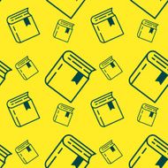 Seamless pattern of different sizes books