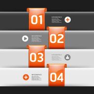Modern Design info graphics banner style