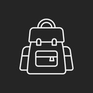 backpack line icon N34