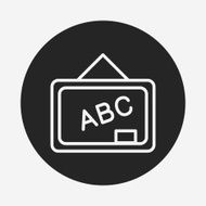 blackboard line icon N3