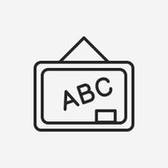 blackboard line icon N6