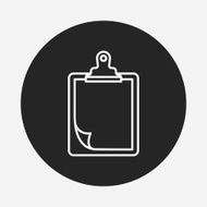 Note Board line icon N2