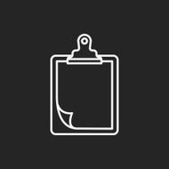 Note Board line icon N3