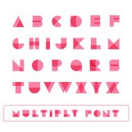 Multiply geometric elements letters