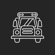 school bus line icon N5