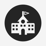 School Building Icon N17