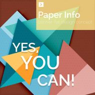 Flat design square banner with slogan N29