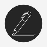 pen line icon N16
