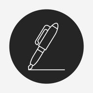 pen line icon N20