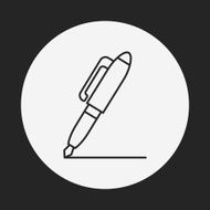 pen line icon N22