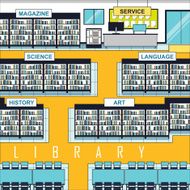 library scene