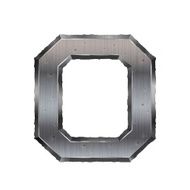 3d metal letter O