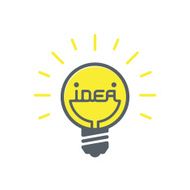 Creative idea concept Light bulb - Vector design element