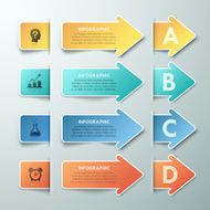 Modern infographics options banner N102