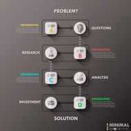 Modern infographics options banner N103