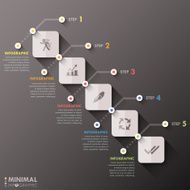 Modern infographics options banner N105