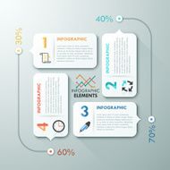 Modern infographic option banner N17