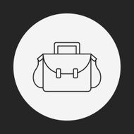 school bag line icon N5