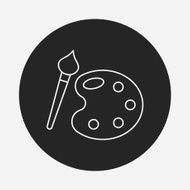 Palette line icon N22