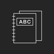 notebook line icon N25