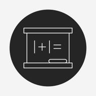 blackboard line icon N7