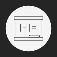 blackboard line icon N9
