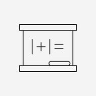 blackboard line icon N10