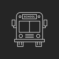 school bus line icon N9