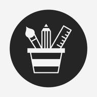 pencil and ruler icon N7