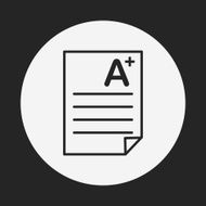 Examination paper icon N9