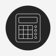 calculator line icon N26