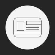 student ID line icon N4