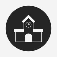 School Building Icon N20