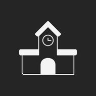 School Building Icon N21