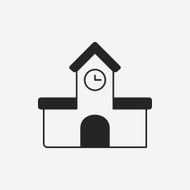 School Building Icon N23