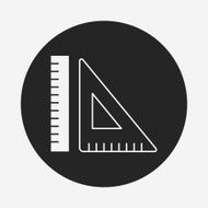 Triangle ruler icon N14