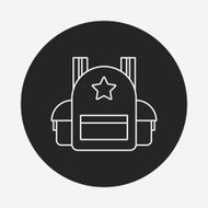 backpack line icon N35