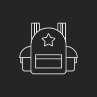 backpack line icon N36