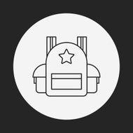 backpack line icon N37
