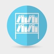 Book icon on a white background