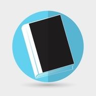 Book icon on a white background N5