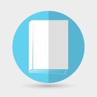 Book icon on a white background N6