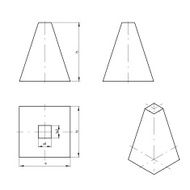Truncated pyramid