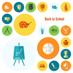 school and education icons N414