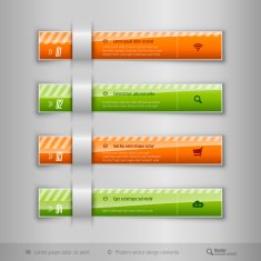 Modern business tabs N6