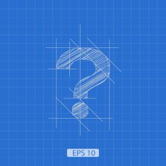 Question mark letter architectural plan