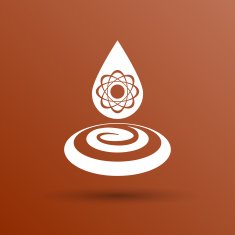 chemical icons icon drop water element formula symbol atom gene N3