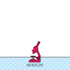 Microscope icon Medical laboratory equipment N8